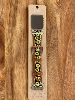 Western Watch Band Sunflowers