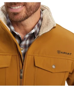 MEN'S Ariat Vernon Sherpa Jacket In Bronze Brown Style#10041802 -Rodeo Western Sales image 01d472a4 e51f 4ea9 8dc3 e85fba9b19c4