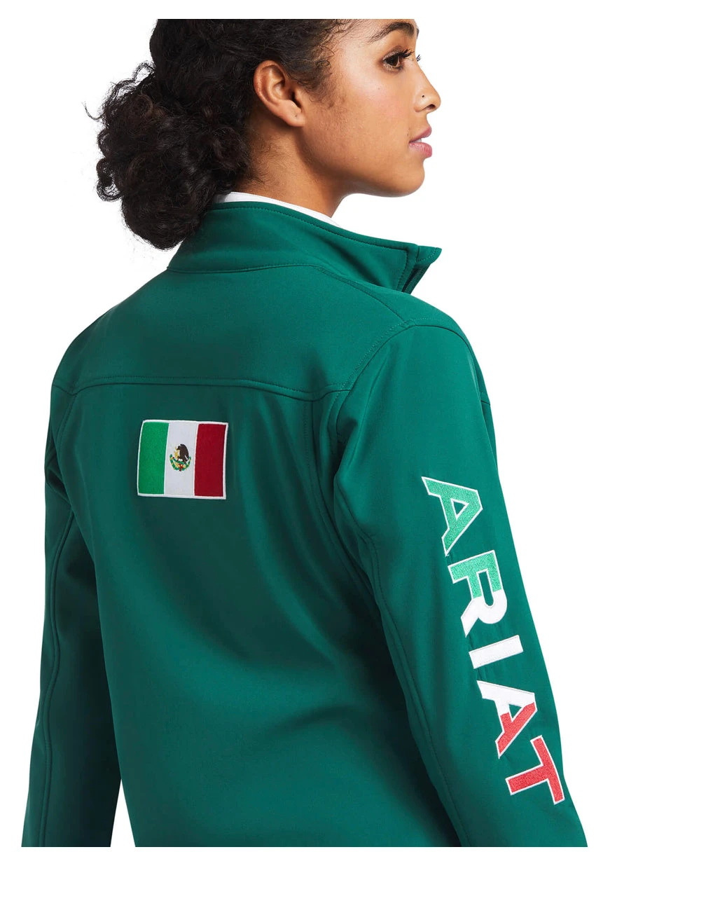 WOMEN'S New Team Softshell Mexico Jacket In Verde/Green (STYLE #10039460) 1 WOMEN'S New Team Softshell Mexico Jacket In Verde/Green (STYLE #10039460)