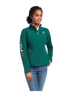 WOMEN'S New Team Softshell Mexico Jacket In Verde/Green (STYLE #10039460) 5 WOMEN'S New Team Softshell Mexico Jacket In Verde/Green (STYLE #10039460) -Rodeo Western Sales image 5418572e 1379 4a99 a28e 725d9788f6a2 1