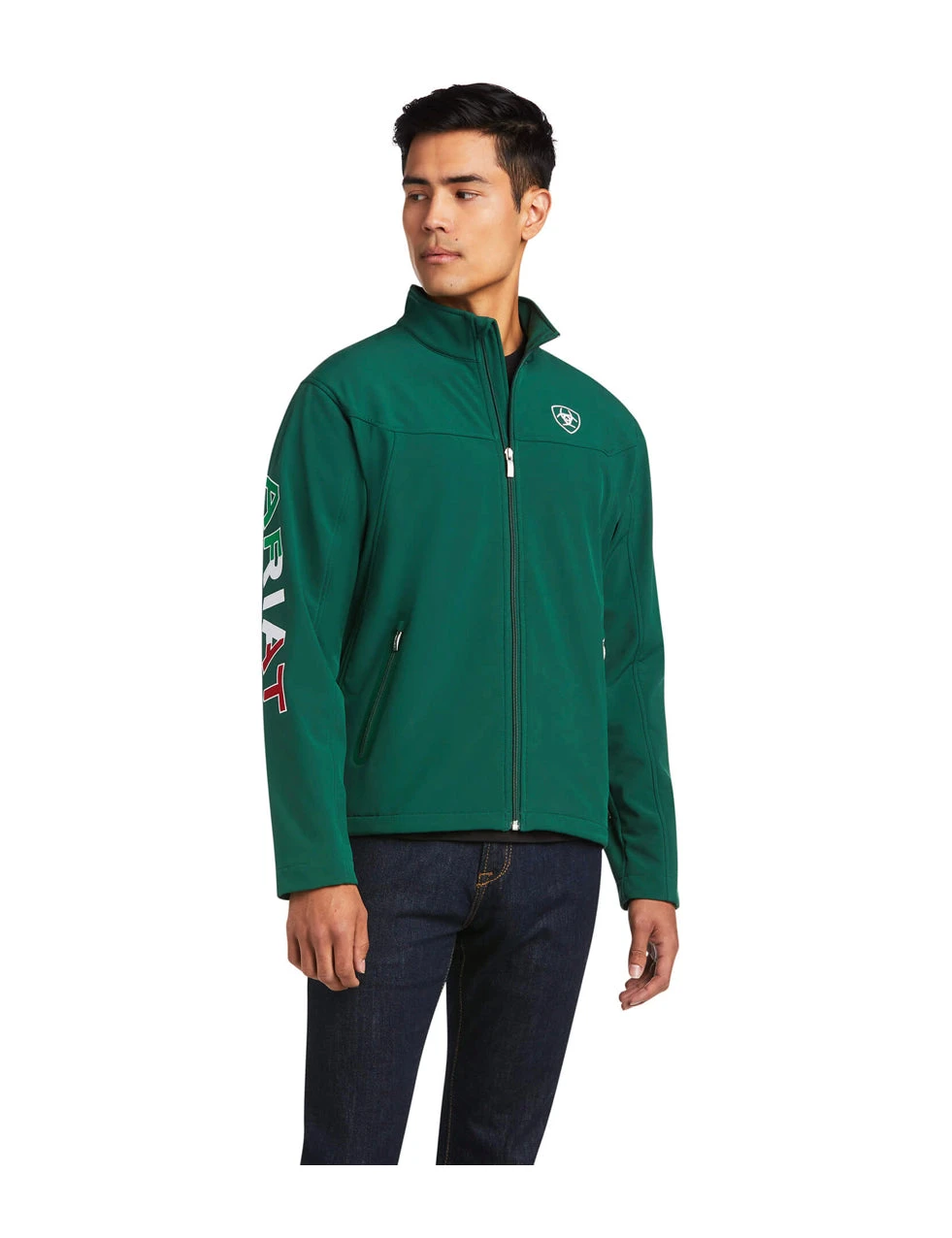 MEN'S New Team Softshell Mexico Jacket In Verde/Green STYLE #10039459