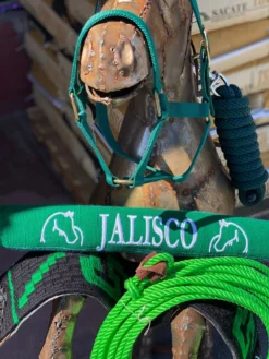 Zarape Para Montura Charra (JALISCO Verde/Blanco)