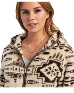 Women's Ariat REAL Berber Pullover Sweatshirt In French Oak Banyan Bark -Rodeo Western Sales image 9b95bfc4 3599 44c0 ad86 9074bce21d25
