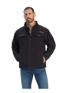 MEN'S Ariat Vernon Sherpa Jacket In Black Style#10041801 -Rodeo Western Sales image a52a2499 a168 44ce a7c2 5ff690d7441f