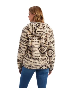 Women's Ariat REAL Berber Pullover Sweatshirt In French Oak Banyan Bark -Rodeo Western Sales image aa28ad2f 9514 4384 a3a9 e0208bb8af40