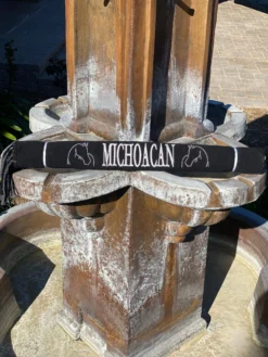 Zarape Para Montura Charra (MICHOACAN Negro/Gris)