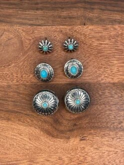 Turquoise Silver Set