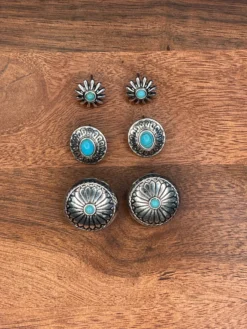 Turquoise Silver Set