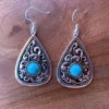 Sliver Turquoise Earrings