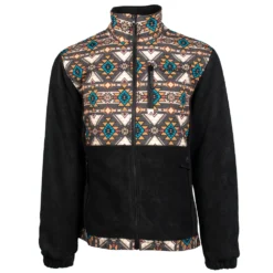 MEN'S Hooey - “Hooey Tech Fleece Jacket” Brown Aztec -Rodeo Western Sales image b6186831 262c 44d8 91d6 3e9acc8048ee