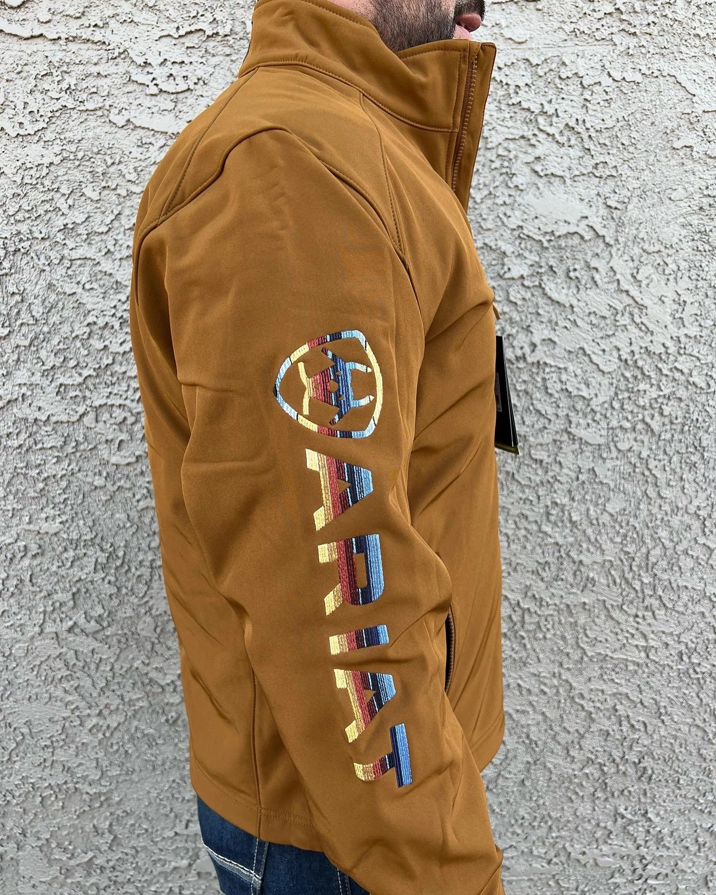 MEN'S Ariat Logo 2.0 Chestnut Jacket Style #10041612 1 MEN'S Ariat Logo 2.0 Chestnut Jacket Style #10041612