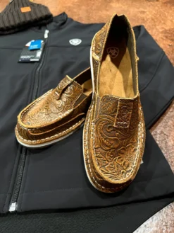 Women's Ariat Cruisers - Brown Floral Emboss Style#10035831