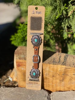 Turquoise Navajo Design Watch Band