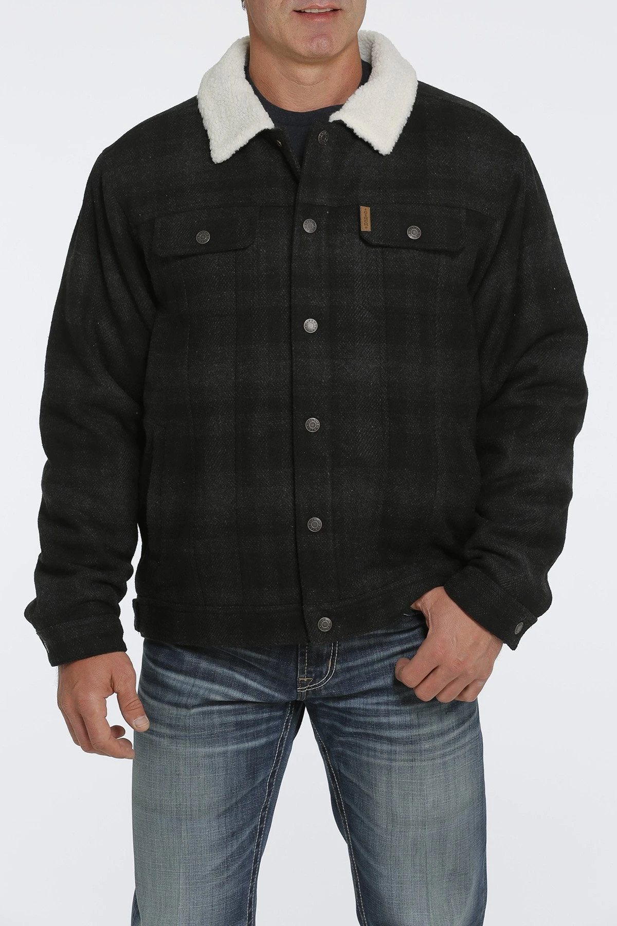 MEN'S Cinch Concealed Carry Trucker Jacket - Black 2 MEN'S Cinch Concealed Carry Trucker Jacket - Black - Image 2