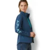 WOMEN'S Ariat Team Logo Softshell Deep Petroleum Jacket