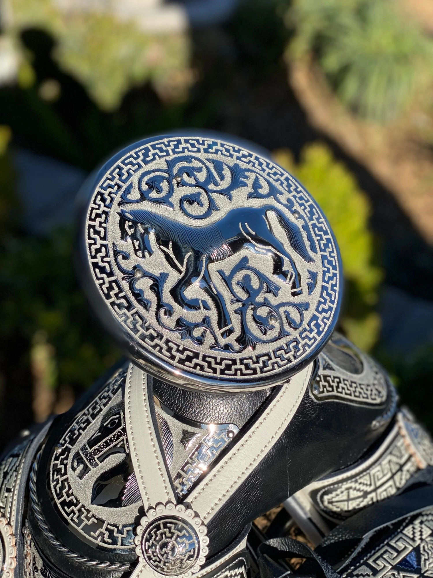 Montura Charra Cola De Pato Con Cantina 3 Montura Charra Cola De Pato Con Cantina - Image 3