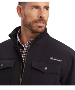 MEN'S Ariat Vernon Sherpa Jacket In Black Style#10041801 -Rodeo Western Sales image da97f089 2076 4a3f 9308 4106485ec850