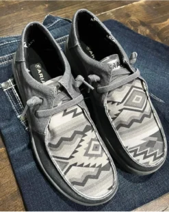 Mens Hilo’s Charcoal Grey Aztec Print -Rodeo Western Sales image dc921e78 2164 4924 b0b0 5d7101e0e639