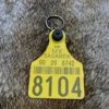 Ear Tag Keychain MEX