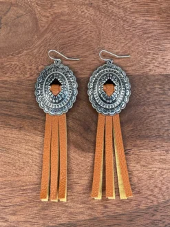 Leather Tail Earrings