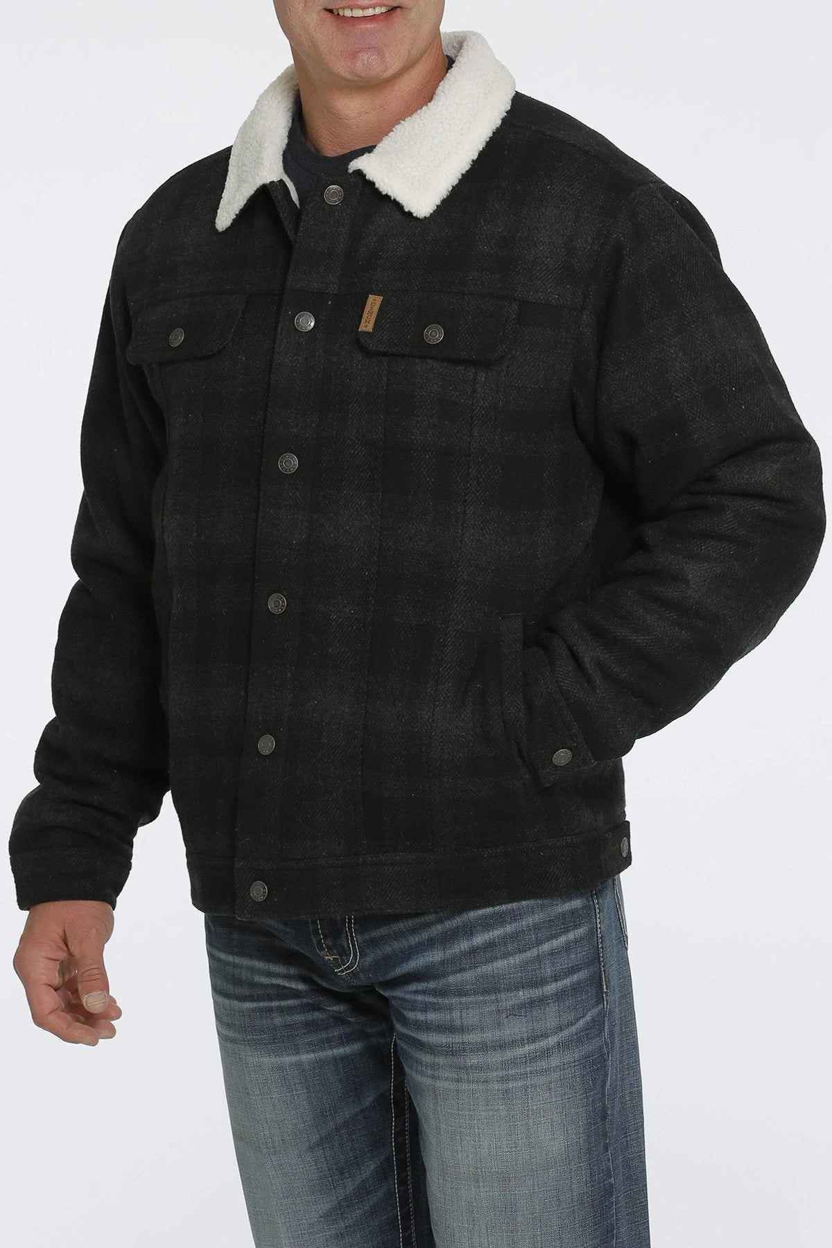 MEN'S Cinch Concealed Carry Trucker Jacket - Black 1 MEN'S Cinch Concealed Carry Trucker Jacket - Black
